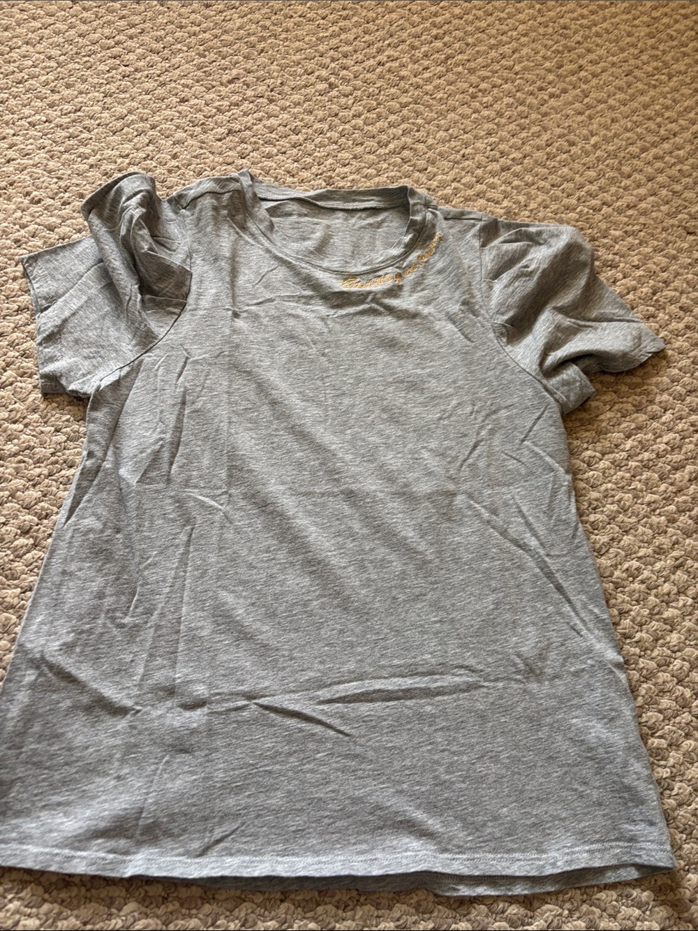 Women’s Classic Crew Neck Short Sleeve Tee - Light Gray